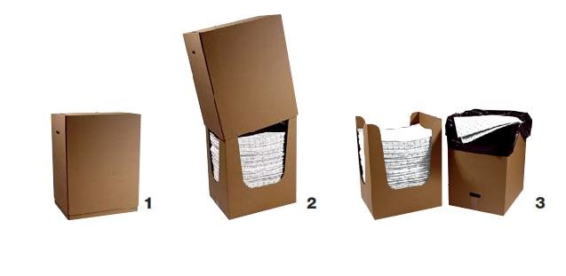 OP15-DND-E Naftas produktu absorbents ar papildus izturību un izdales kasti.